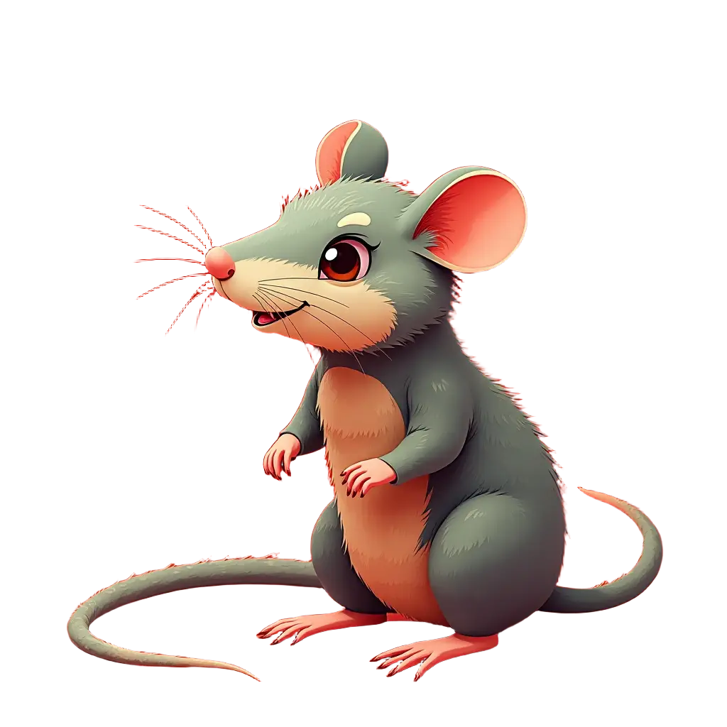 Cute Cartoon Mouse